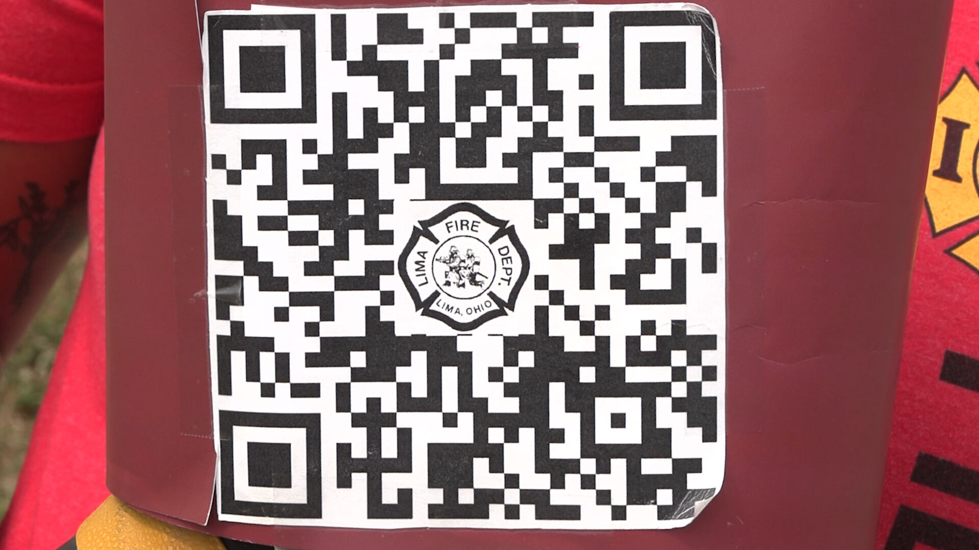Lima Fire Department Fill the Boot QR Code